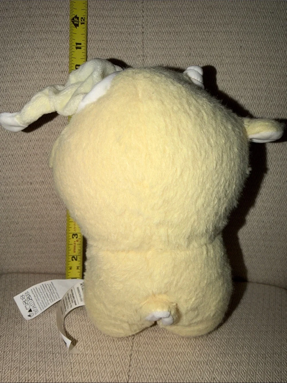 Miniso Yellow Lamb Plush Stuffed Animal - Cute Kid's Toy
